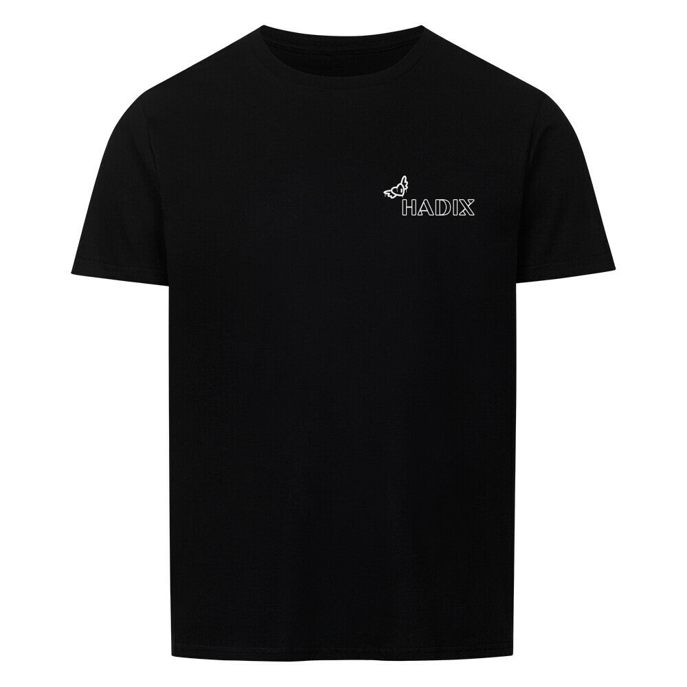 Hadix Tshirt in normalem Schnitt schwarze Farbe Herz mit Flügeln HADIX Essentials