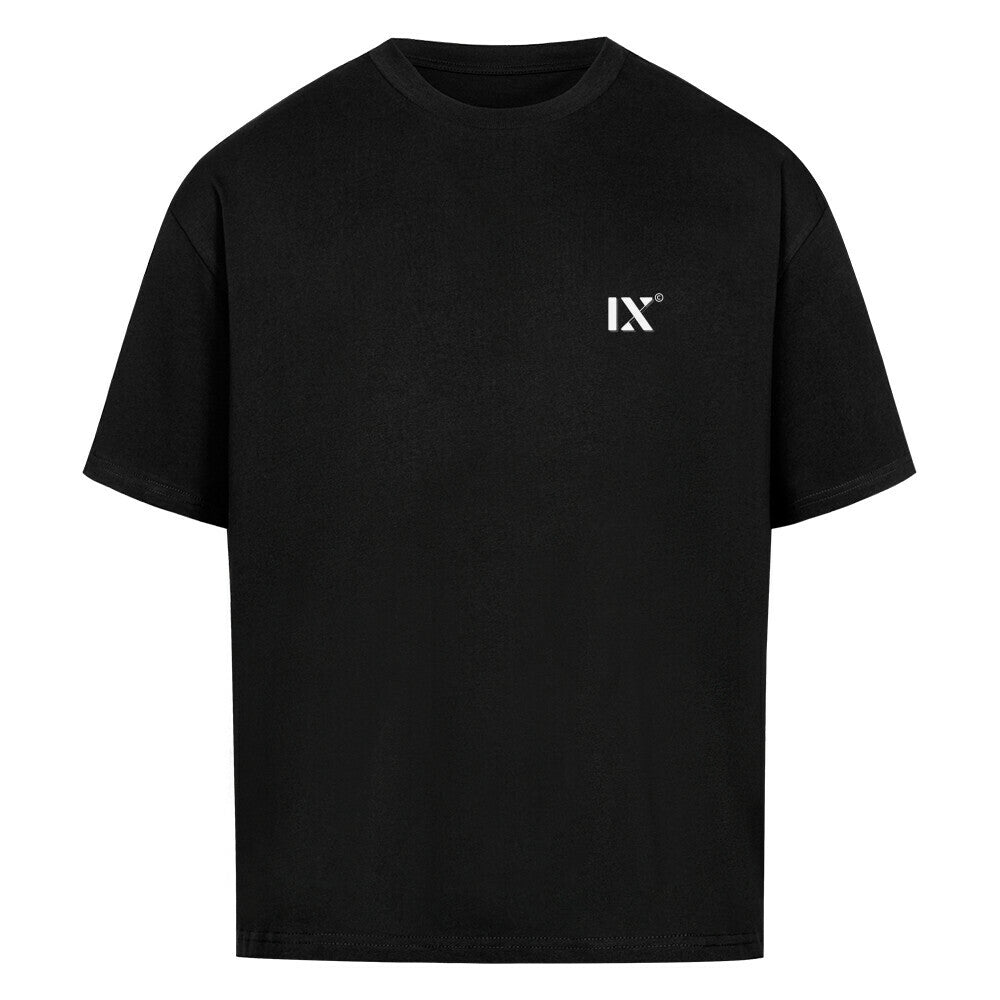 Oversized T-Shirt Hadix Company Rosa Nostra, God saves Gangsters too, roses, frontside, schwarz