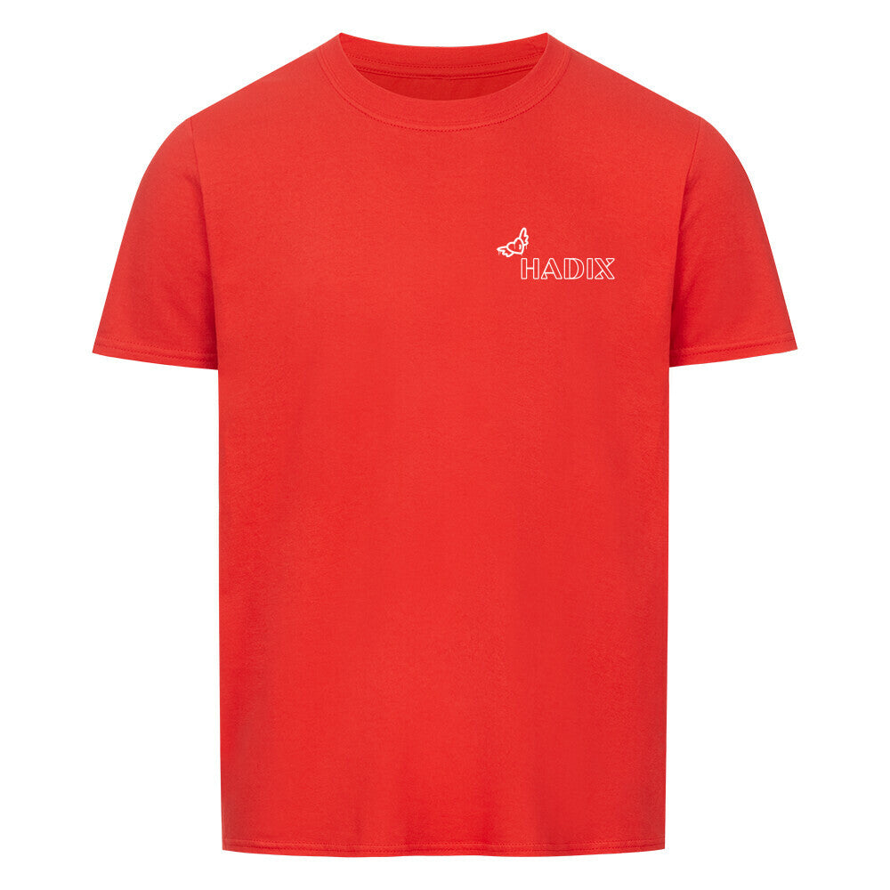 Hadix Tshirt in normalem Schnitt rote Farbe Herz mit Flügeln HADIX Essentials